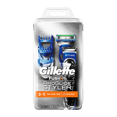 Gillette Fusion 3 in 1 Shaving Razor Edging Blade Proglide Styler