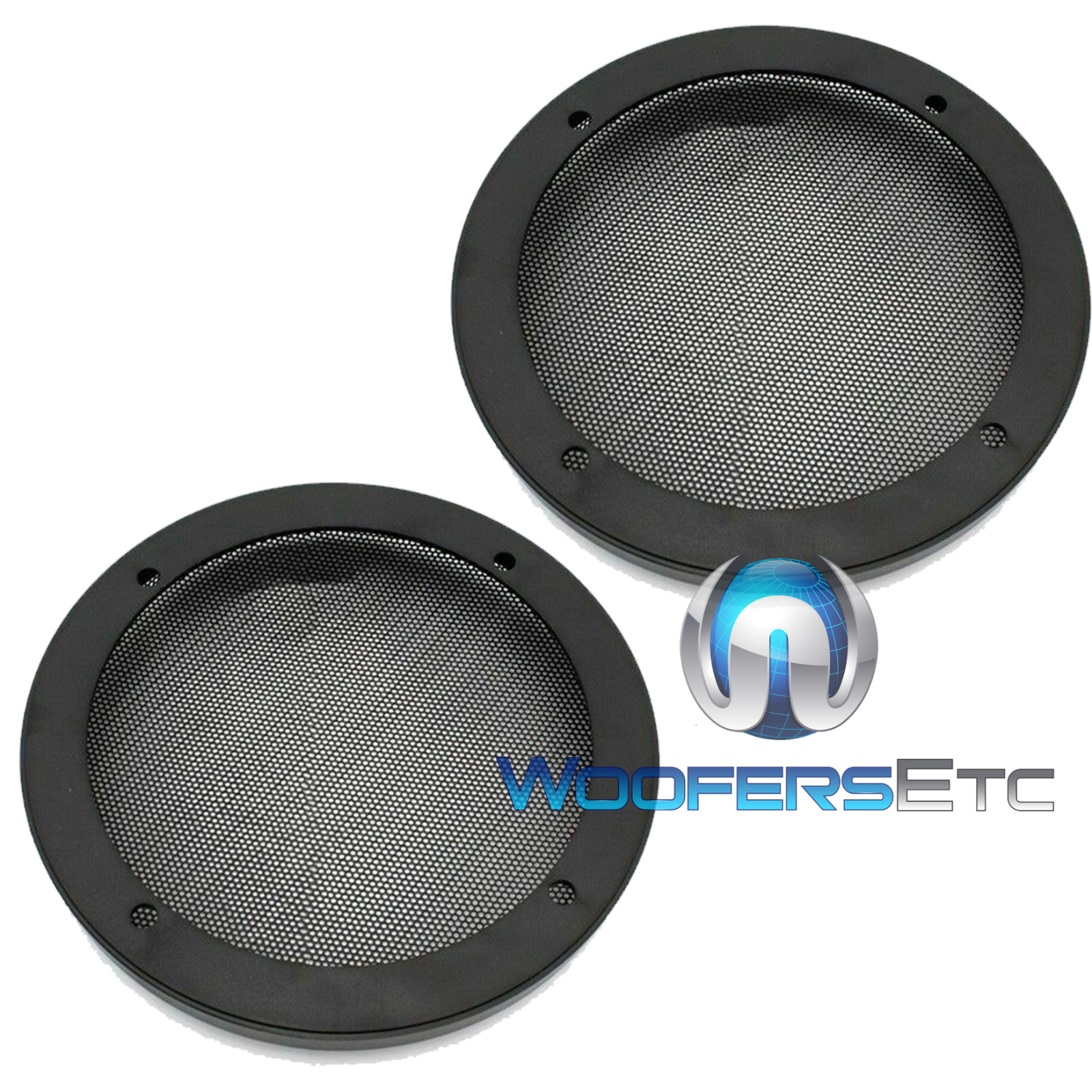 pkg AUDISON APX5 PRIMA 5.25" CAR AUDIO COAXIAL 150W 2-WAY 4OHM & GENERIC GRILLS