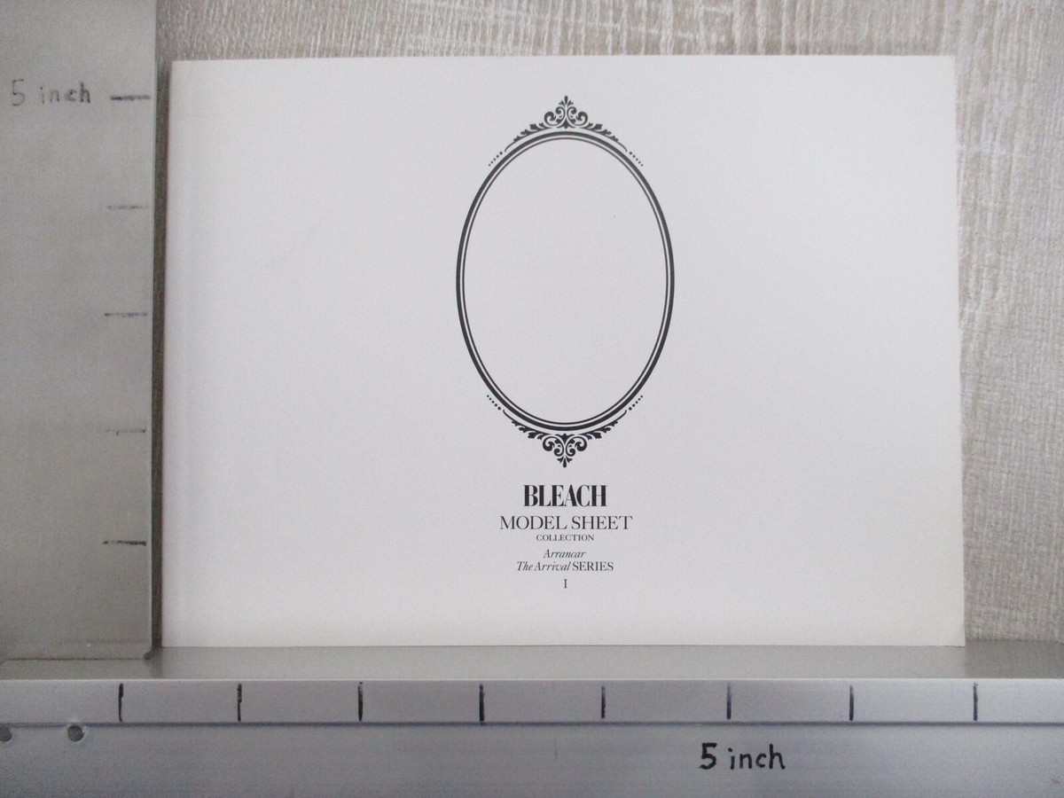 BLEACH MODEL SHEET COLLECTION 設定集 BLEACH Model Sheet Collection Arrancar The Arrival Series I