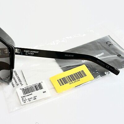 Saint Laurent YSL Sl1 23 Black Metal Star Stud Rock Unisex Saint Laurent YSL Sl1 23 Black Metal Star Stud Rock Unisex