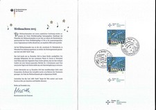 GERMANY - 2015 CHRISTMAS  Presentation Folder With BONN & BERLIN FDC s !!!!!