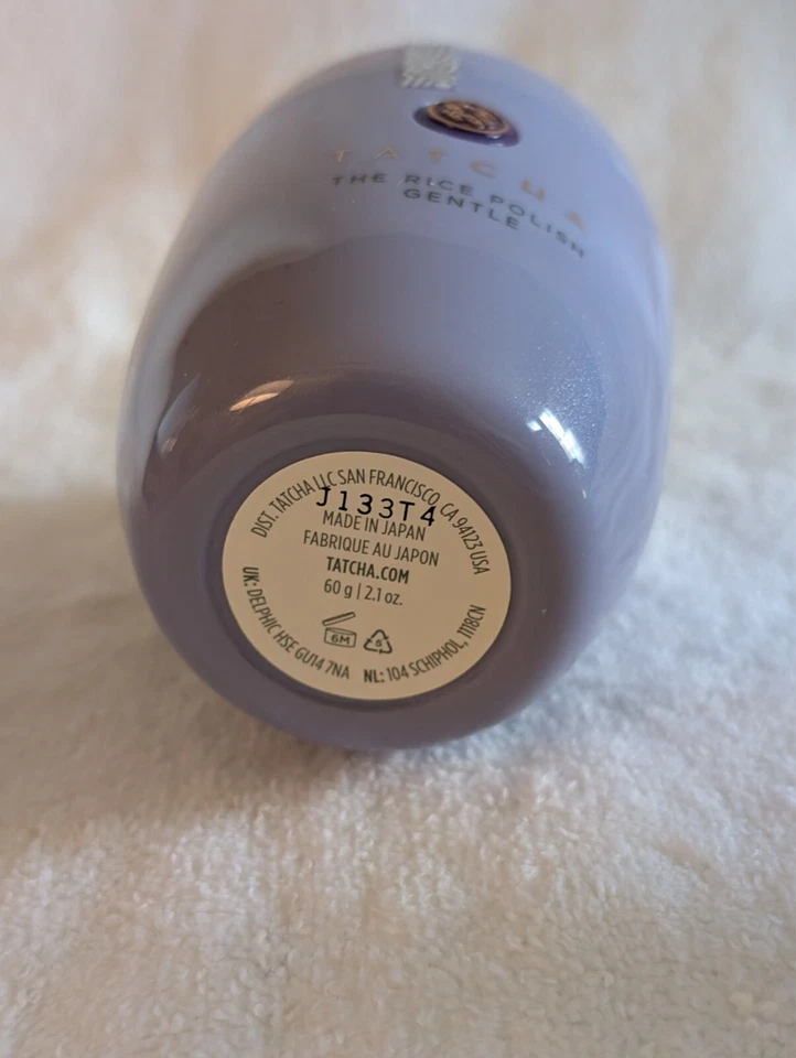 TATCHA The Rice Polish Gentle Foaming Enzyme Powder 2.1oz 60g NO BOX - Image 3 of 3