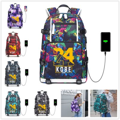 Kobe Bryant Basketball Player Backpack Men And Women Travel