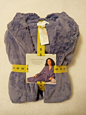 Carole Hochman Long Plush Wrap Robe Luxuriously Soft w/ Patch Pockets Small