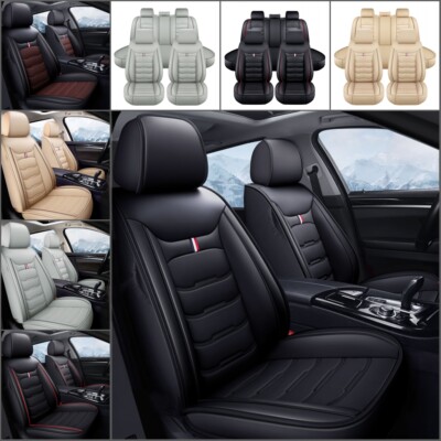 For Mitsubishi Mirage 2014-2024 Car Seat Cover 5 Seat Full Set Leather Cushion