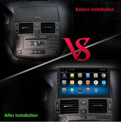 Android 10 Car Stereo Radio GPS WiFi For Mercedes-Benz C Class W204 S204 CarPlay