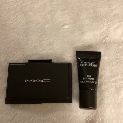 Mac Prep + Prime Skin Base Visage 0.2 OZ & Studio Fix Powder Plus Foundation 0.5