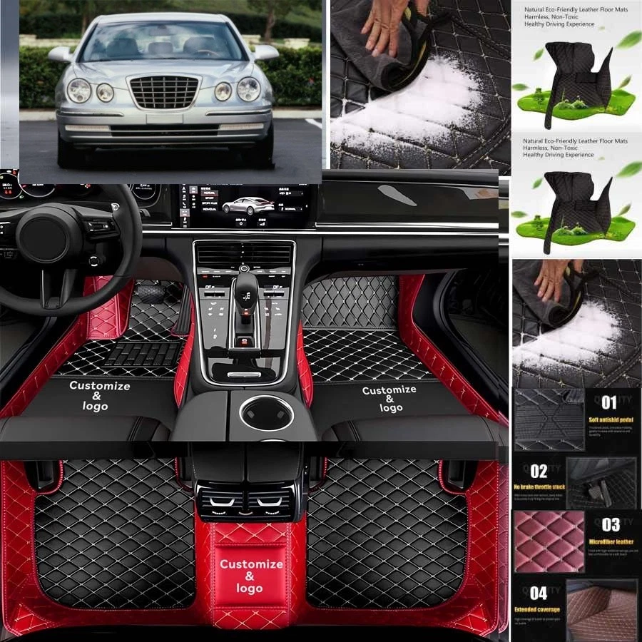 For Kia Amanti Car Floor Mats Luxury Waterproof Carpets Liners Interior Auto - Изображение 2 из 4