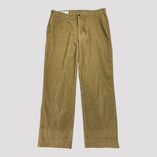Orvis Sporting Traditions Corduroy Pants Mens 36x30 British Tan Straight Leg