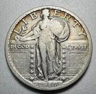 1917  TYPE 2  STANDING LIBERTY QUARTER   FINE DETAILS  #2520