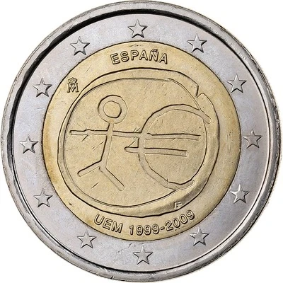 Espagne, 2 Euro, 2009, Madrid, Bimétallique, SUP+ - Photo 1/2