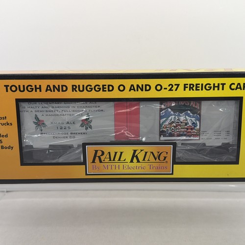 MTH RailKing 30-78123 Christmas Ale Breckenridge Brewery Beer Reefer New O O-27 - Picture 12 of 14