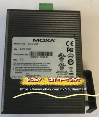 1pcs MOXA EDS-208 Ethernet switch&dmm