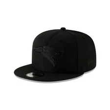 NEW ENGLAND PATRIOTS BLACK ON BLACK 9FIFTY SNAPBACK - 70457659