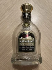 Ararat Nairi XO 20 Years Armenian Brandy Empty Bottle Cognac Clear Liquor