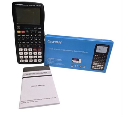 Scientific and Engineering Calculator w/ Graphic Functions Catiga CS-229 - Black
