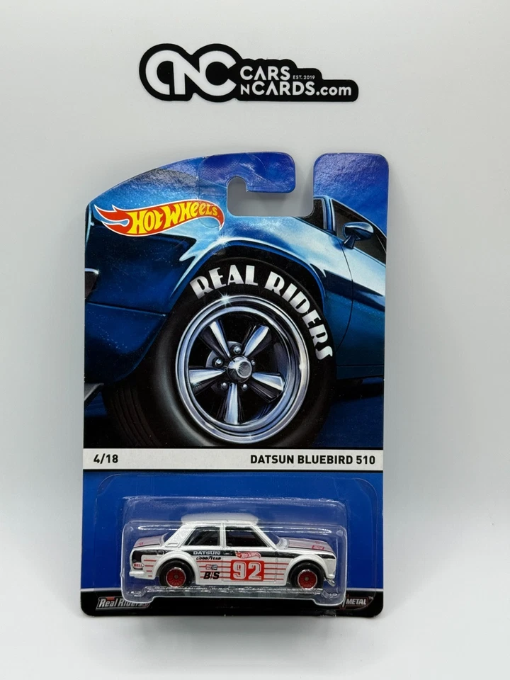 2015 Hot Wheels Real Riders Series 4/18 Datsun Bluebird 510 With Protector - Image 3 of 4