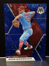 2021 panini mosaic Adam Wainwright blue donut #67/85 Prizm refractor cardinals