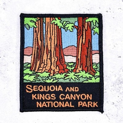 Sequoia Kings Canyon National Park Patch   Giant Trees California   Y2K NOS