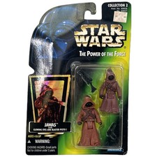 Star Wars Power Of The Force Jawas 3.75  Action Figure 1996 Hasbro Sealed