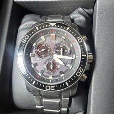 Citizen Promaster Land Solar Radio Controlled Chronograph Wrist Watch Black