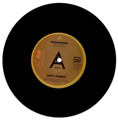 BETTY EVERETT Wondering / Try It, You'll Like - Modern Soul DEMO 45 * Listen 7''