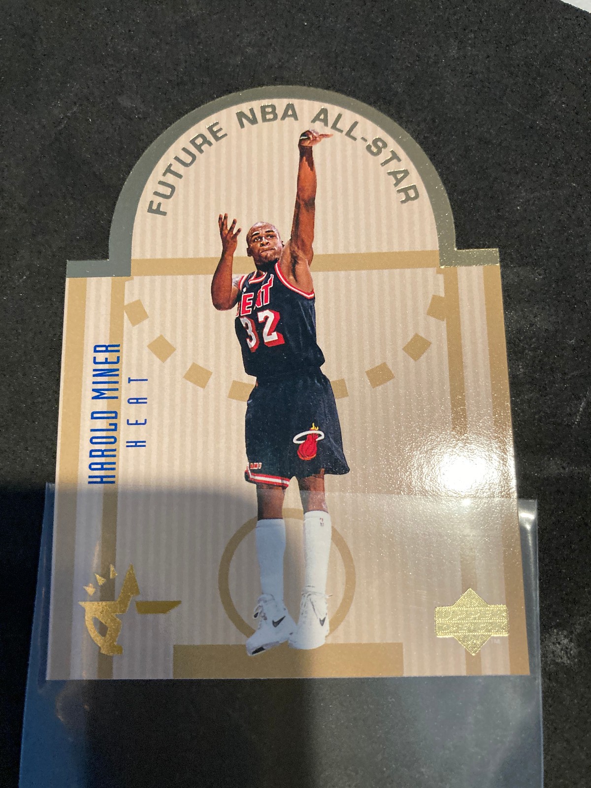 1993-94 Upper Deck SE Basketball - Die-Cut All-Stars Harold Miner #E7 set break