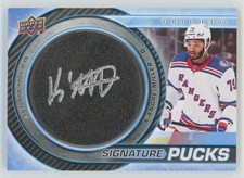 2022-23 Upper Deck Signature Pucks K,Andre Miller Rookie Auto New York Rangers