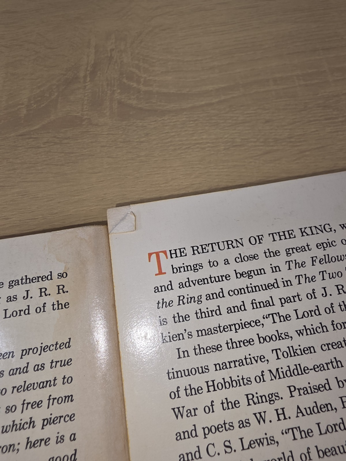 Jrr JRR Tolkien Lord of the Rings Ballantine Box Set Authorized Editon ...