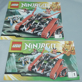 LEGO Ninjago set 70504 Garmatron with Minifigures & Instructions