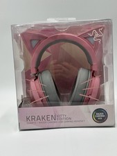 Razer Kraken Pink Kitty Edition USB Gaming Headset - Quartz With Box