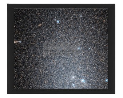 HUBBLE COMPOSITE OF DWARF GALAXY NGC 147 IN CASSIOPEIA 2020 8X10 FRAMED PHOTO