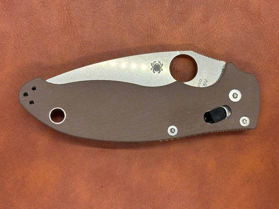 BBB-Spyderco Manix 2 - G10 Scales - CPM 15V- C101GPBN15V2 - FREE SHIPPING! - Image 4 of 4