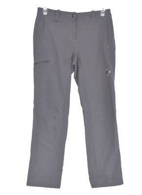 MAMMUT Softech Size 8 Women's Polyamide Spandex Hiking Pants Gray