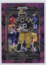 2022 Panini Prizm Purple Ice Prizm 29/225 AJ Dillon #105 v9t