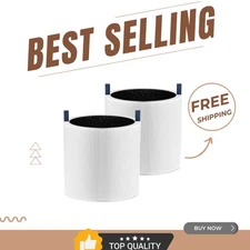 High-Efficiency Replacement Filters for Blueair Blue Pure Mini Max - 2 Pack