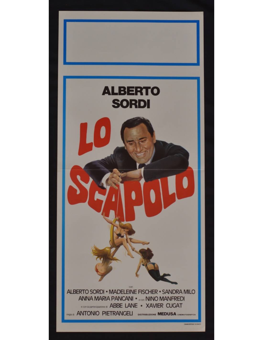 Locandina originale film Lo scapolo (1955) - Regia di Antonio Pietrangeli