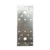 20X Lochplatte 140 X 55 X 2,50 Mm Flachverbinder Holzverbinder Verzinkt