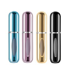 Mini Refillable Perfume Atomizer 5ml Portable Travel Spray Bottles 4 Pack
