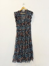 Designer Ulla Johnson Size 12 8 US Silk Stunning Midi Women's Dress