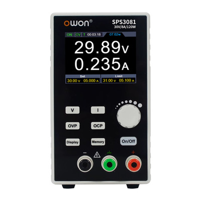 SPS3081 SPS6051 Silent Fanless Series Programmable Linear DC Power Supply Digita