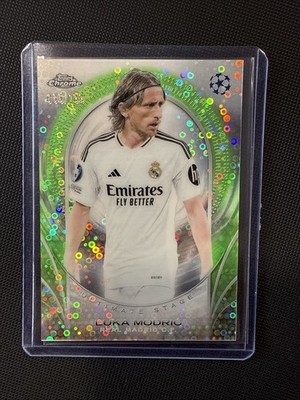 Luka Modrić /199 Green Refractor Ultimate Stage | Topps Chrome UEFA 2024/25