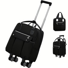 3 In 1 Duffle Bag Travel Bag w/ Detachable Wheels Trolley Bag For Trip School