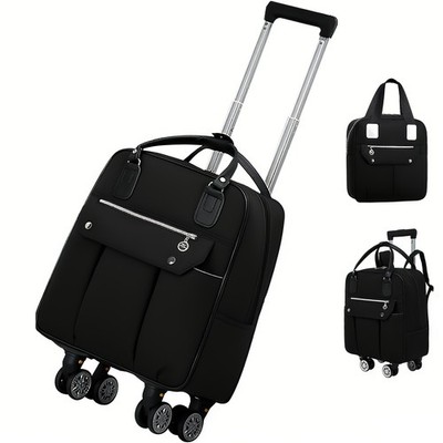 3 In 1 Duffle Bag Travel Bag w/ Detachable Wheels Trolley Bag For Trip School