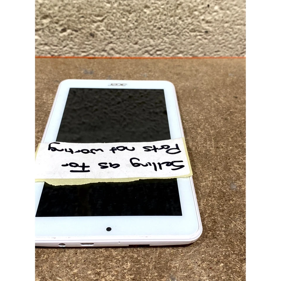 Acer Iconia One 7 B1-7A0 Android Tablet White Bluetooth 7" LCD 0.3MP Quad-Core - Image 4 of 4