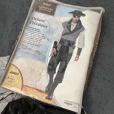 Deluxe Pirate Spirit Signature Collection Unisex Medium Adult Costume Ren Faire