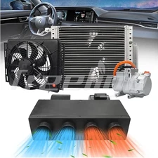  Cool&Heat DC 12V Underdash Electric Air Conditioner Universal Auto Car A/C Kit