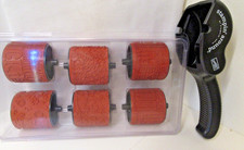 Stampin Up Roller Stampin Around Rollagraph Wheels Lot Of 6 Plus Handle