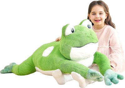 Giant Frog Stuffed Animal Plush Toy, 30'' Large Frogs Cute Plushie Toys for Kids 