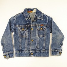 Vintage Rustler Jean Jacket Size 4 Youth